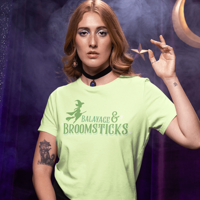 ButFirstSkin Balayage & Broomsticks Halloween T-Shirt