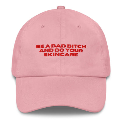 ButFirstSkin Be A Bad Bitch & Do Your Skincare Cap Pink