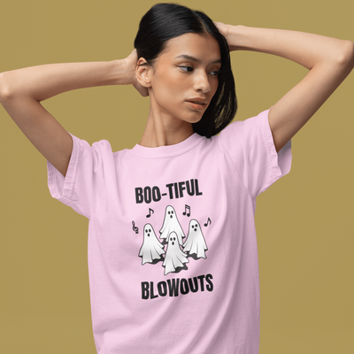 ButFirstSkin Boo-tiful Blowouts Halloween T-Shirt