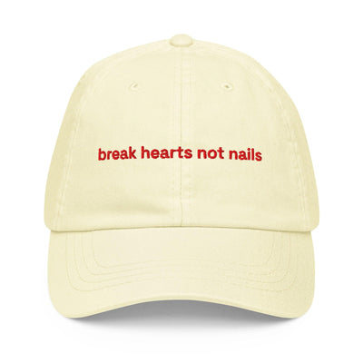ButFirstSkin Break Hearts Not Nails Cap Pastel Lemon