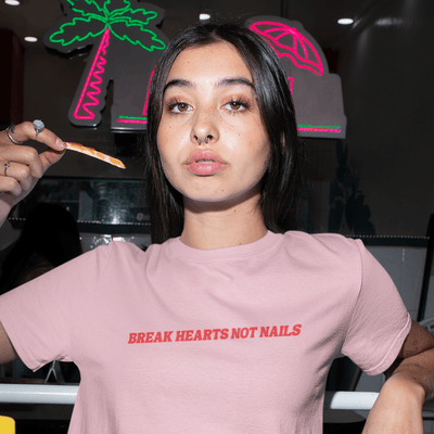 ButFirstSkin Break Hearts Not Nails T-Shirt