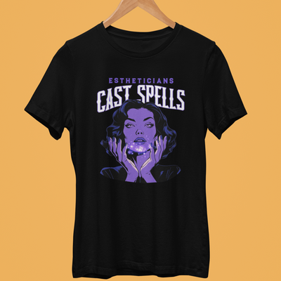 ButFirstSkin Estheticians Casting Spells Halloween T-Shirt