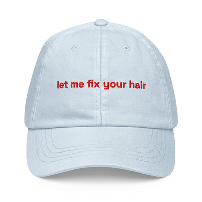 ButFirstSkin Let Me Fix Your Hair Cap Pastel Blue