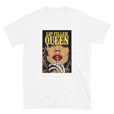 ButFirstSkin Lip Filler Queen Halloween T-Shirt White / S