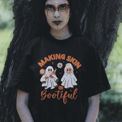 ButFirstSkin Making Skin Bootiful Halloween T-Shirt Black / S