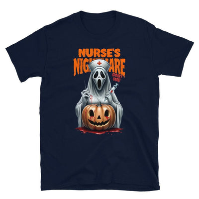 ButFirstSkin Nurses Nightmare Halloween T-Shirt Navy / S