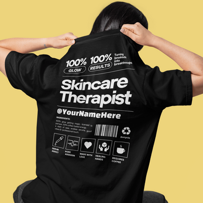 ButFirstSkin Personalized Skincare Therapist T-Shirt