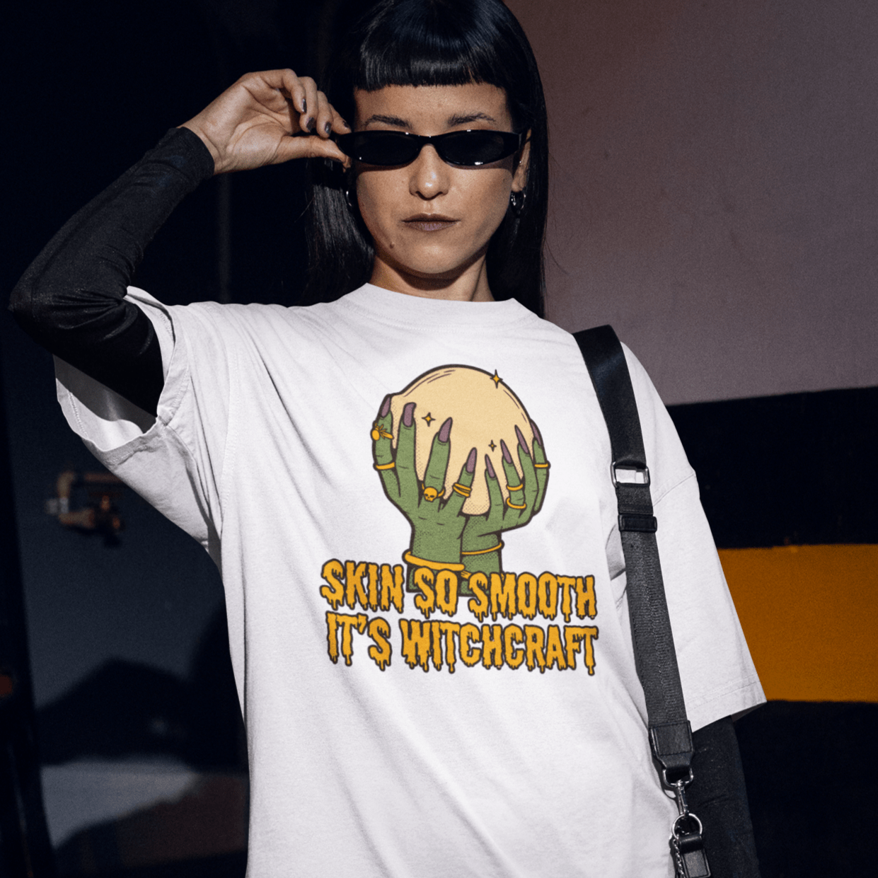 Skin So Smooth It's Witchcraft Haloween Skincare T-Shirt | ButFirstSkin