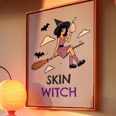 ButFirstSkin Skin Witch Halloween Poster
