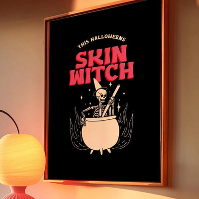 ButFirstSkin Skin Witch Halloween Poster
