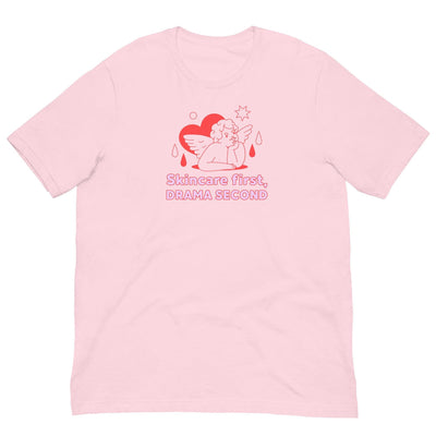 ButFirstSkin Skincare First Drama Second T-Shirt Soft Pink / S