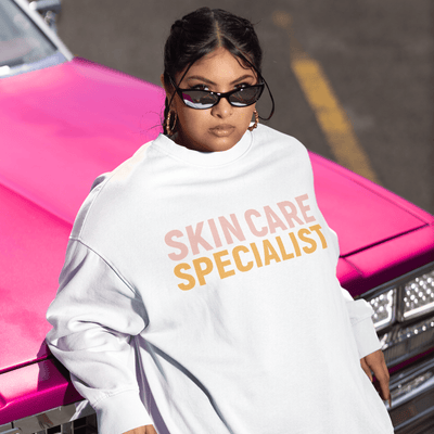 ButFirstSkin Skincare Specialist Sweatshirt White / S