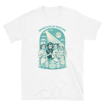 ButFirstSkin Spooktacular Skincare Halloween T-Shirt White / S