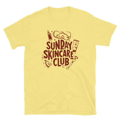 ButFirstSkin Sunday Skincare Club T-Shirt Cornsilk / S