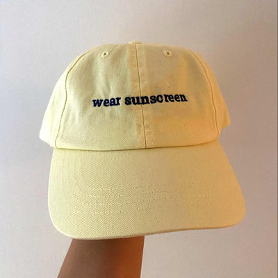 ButFirstSkin Wear Sunscreen Cap Pastel Lemon