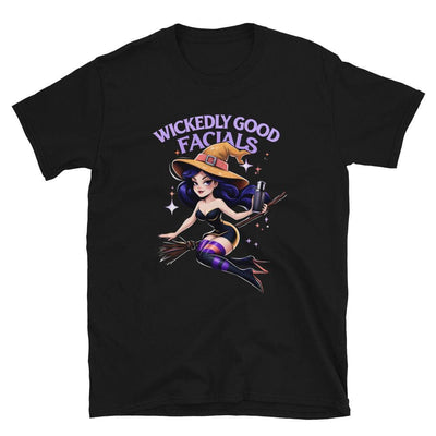 ButFirstSkin Wickedly Good Facials Halloween T-Shirt Black / S