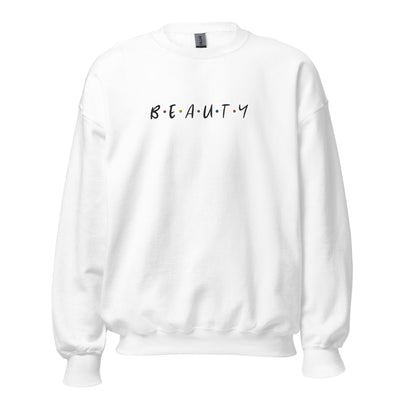 ButFirstSkin Beauty Embroidered Sweatshirt S