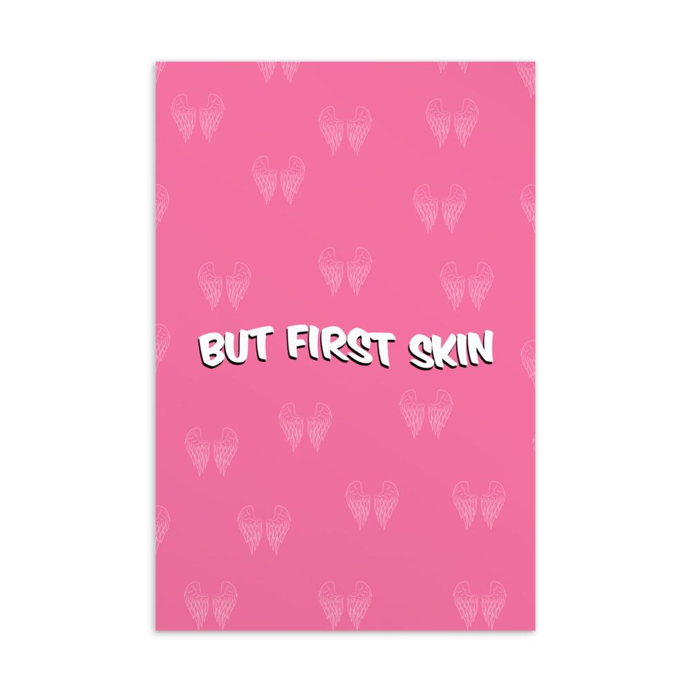 But First Skin Print Esthetician Home Studio Decor | ButFirstSkin