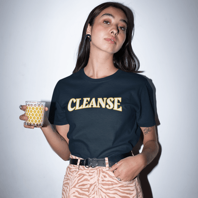 Cleanse T-Shirt Navy / S | ButFirstSkin