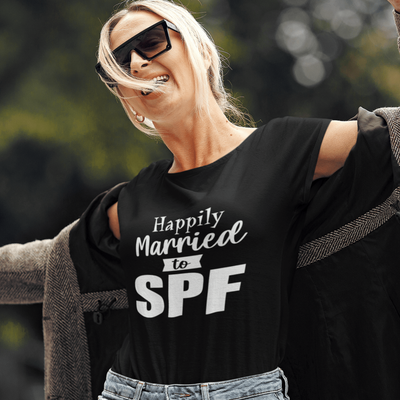 Happily Married to SPF T-Shirt S | ButFirstSkin