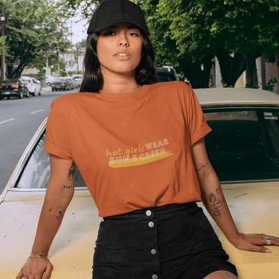 Hot Girls Wear Sunscreen T-Shirt S | ButFirstSkin