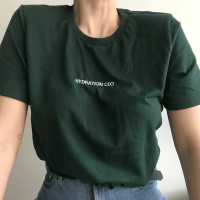 Hydration CEO Embroidered T-Shirt | ButFirstSkin