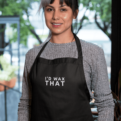 I'd Wax That Embroidered Apron | ButFirstSkin