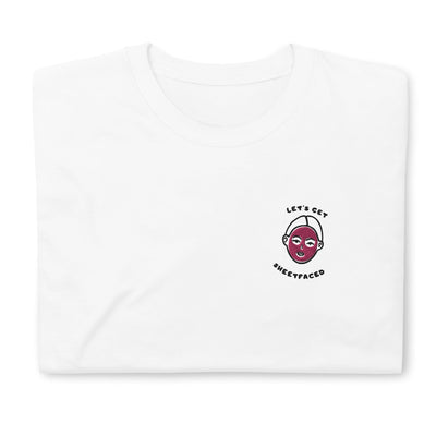 ButFirstSkin Let's Get Sheetfaced Embroidered T-Shirt