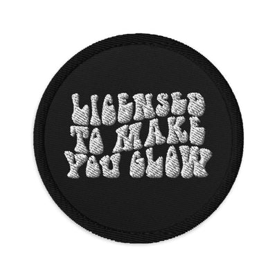 Licensed To Make You Glow Embroidered Patch Default Title | ButFirstSkin