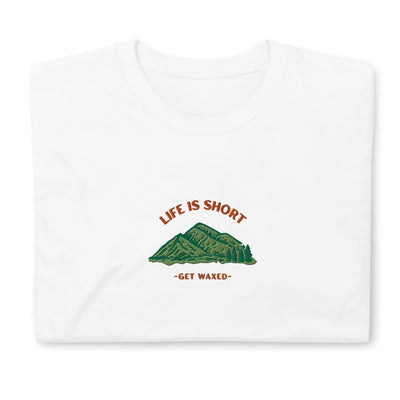 ButFirstSkin Life Is Short Get Waxed T-Shirt White / S