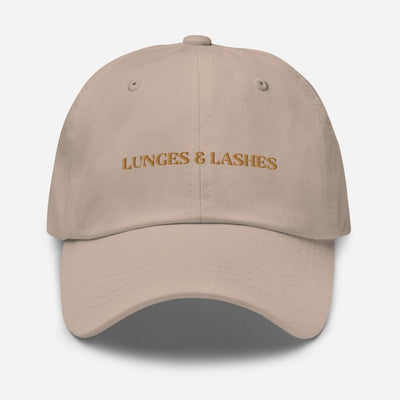 Lunges And Lashes Embroidered Cap | ButFirstSkin
