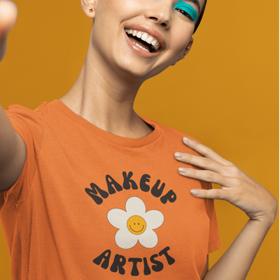 ButFirstSkin Makeup Artist Flower T-Shirt
