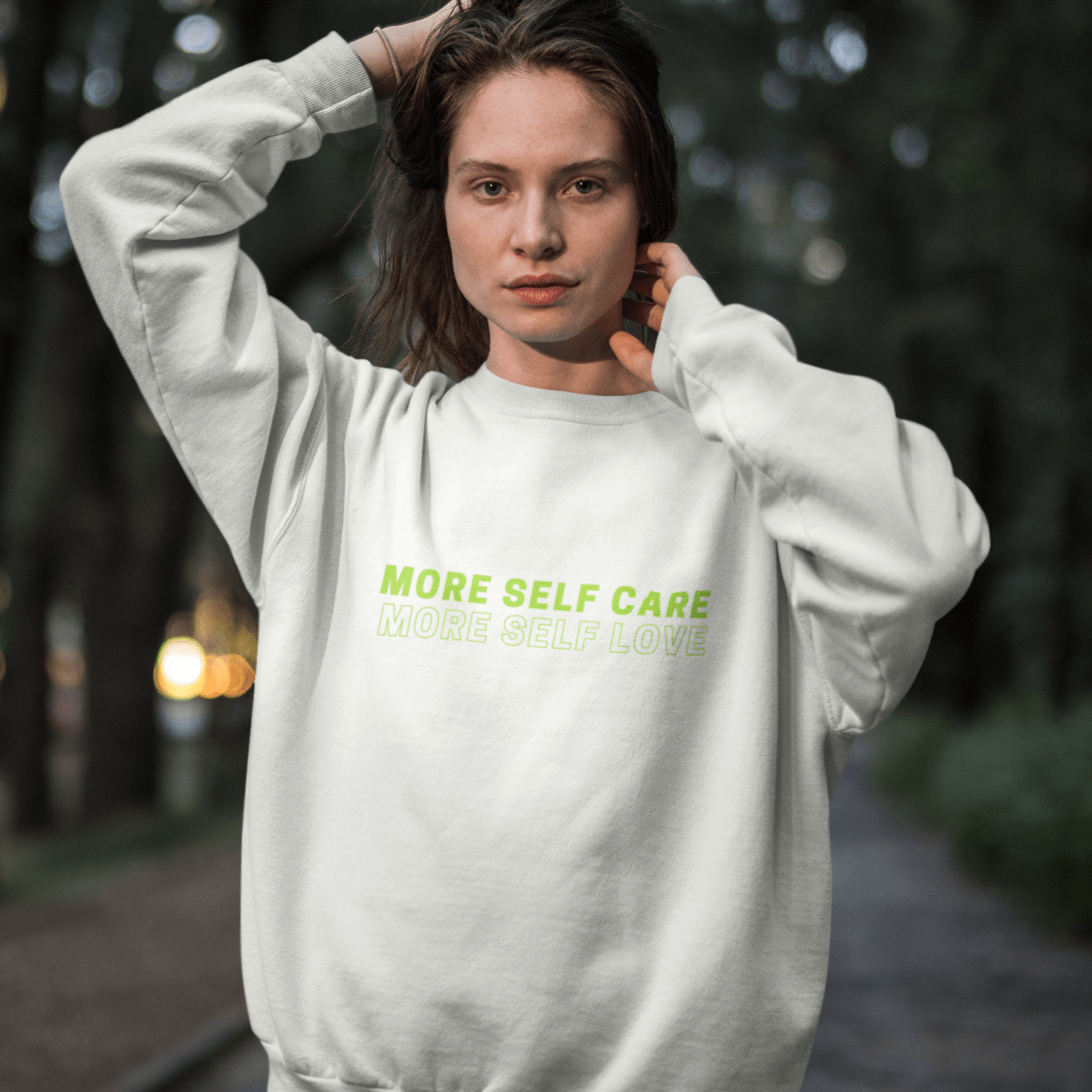 More self best sale love hoodie