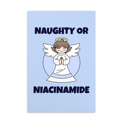 Naughty Or Niacinamide Christmas Postcard Default Title | ButFirstSkin