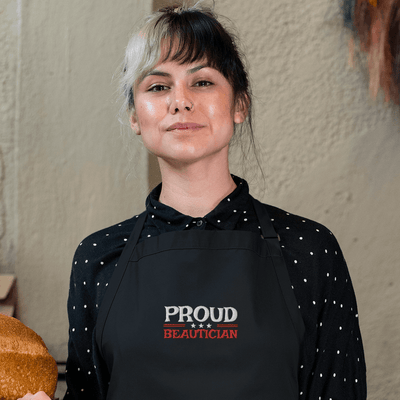 ButFirstSkin Proud Beautician Embroidered Apron