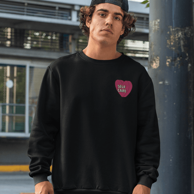 Self Care Embroidered Sweatshirt S | ButFirstSkin