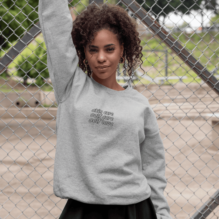 Self love sweatshirt sale