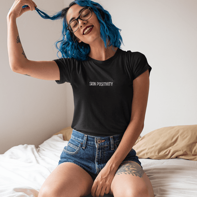 Skin Positivity Embroidered T-Shirt S | ButFirstSkin
