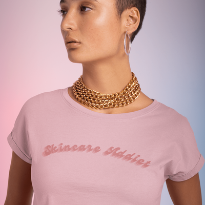 Skincare Addict T-Shirt Pink / S | ButFirstSkin