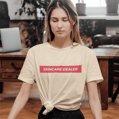Skincare Dealer T-Shirt Cream / S | ButFirstSkin
