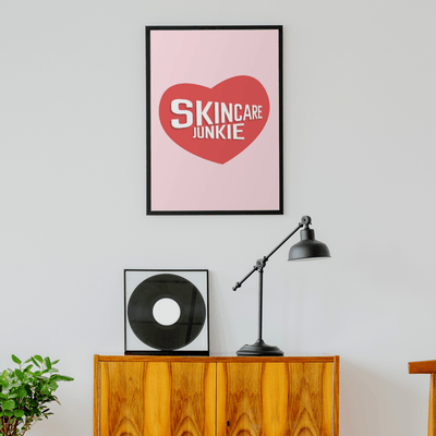 Skincare Junkie Poster | ButFirstSkin