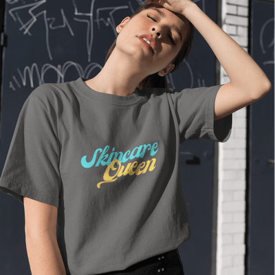 Skincare Queen T-Shirt Deep Grey / S | ButFirstSkin