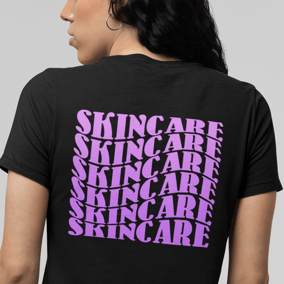 Skincare T Shirt Wavy T Shirt Design Skincare Apparel Butfirstskin